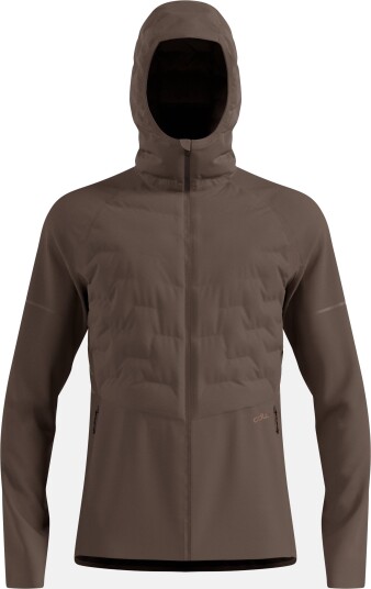 Odlo Men"s Zeroweight Insulator Running Jacket Brown Granite S