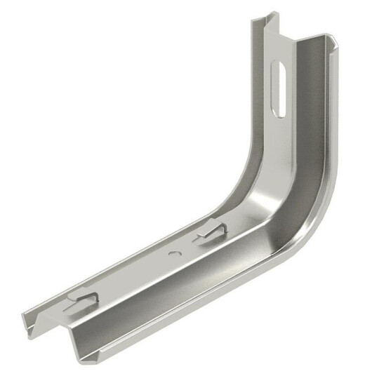 Obo Bettermann 6366145 Veggbøyle rustfritt: For kabelbæresystembredde: 100 mm Installasjonsmaterial