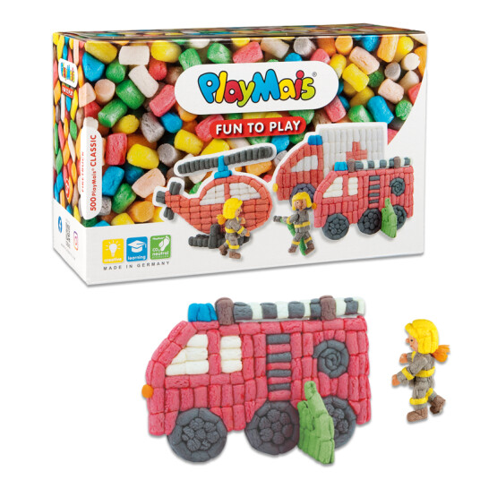 Playmais Classic Fun To Play Brannbil 500 stk Playmais Classic Fun To Play Brannbil 500 stk