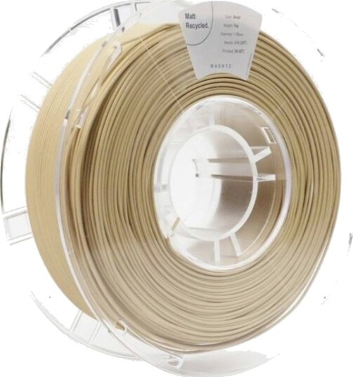 Maertz Recycled PLA Matte Filament 1.75 mm 1000 g Beige PMMA-1014-003