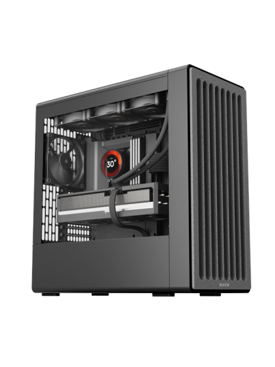 Havn BF 360 Midi Tower Kabinett Svart ATX E-ATX MicroATX Mini-ITX Havn BF 360 Midi Tower Kabinett Svart ATX E-ATX MicroATX Mini-ITX