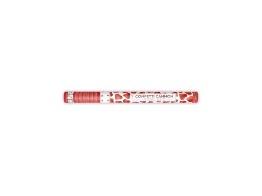 Party Deco Konfettirør Med Hjerter 60 Cm