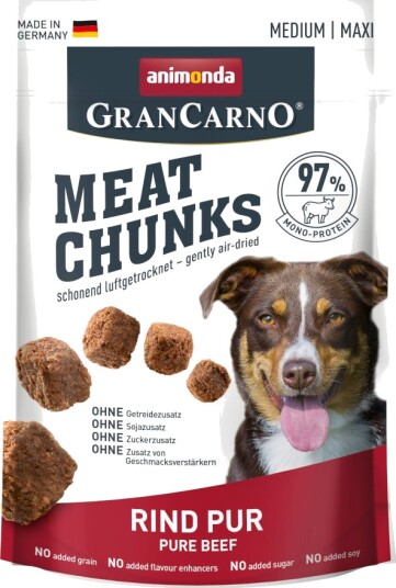 Animonda Gran Carno Meat Chunks Medium Maxi Pur Okse 4 X 80 G Animonda Gran Carno Meat Chunks Medium Maxi Pur Okse 4 X 80 G