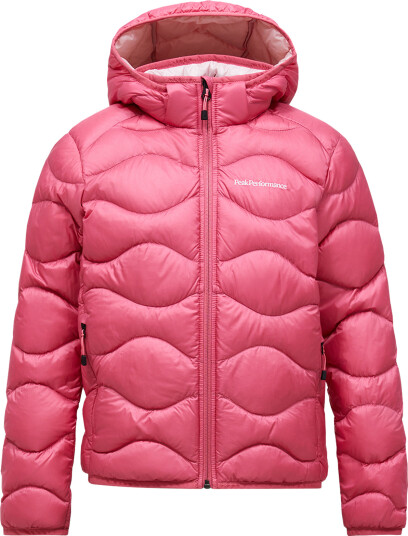 Peak Performance Juniors" Helium Down Hood Jacket Mountain Blush/Frosted Blossom 170