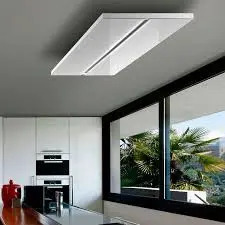 Eico Ceiling Stripe R 90 Takventilator med Belysning og Intern Motor Hvit