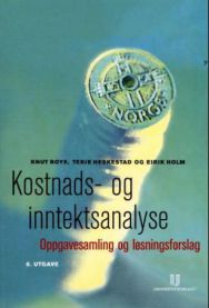 Kostnads- og inntektsanalyse oppgavesamling og løsningsforslag, Pent brukt bok uten markeringer