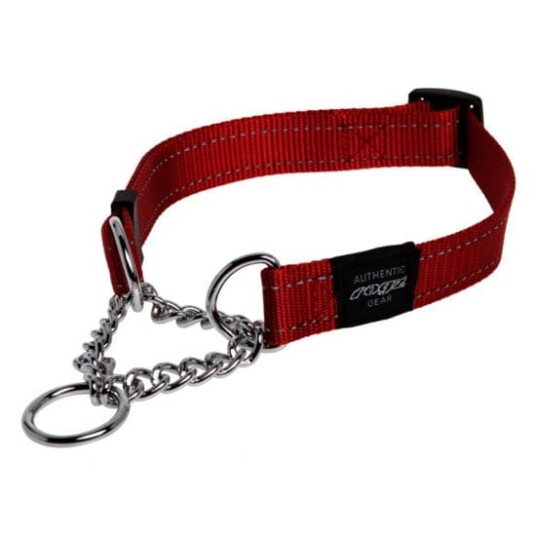 Rogz Utility Halvstrup m/refleks (flere farger) Rød L-20MM 40-56CM