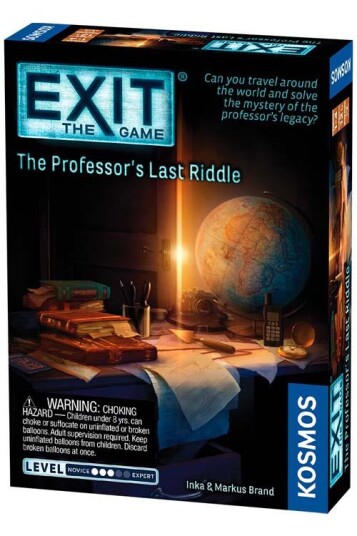 EXIT 19: Professorens Siste Gåte - Familiespill for 1-4 Spillere