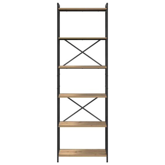 Bokhylle artisan eik 60 x 30 x 188 cm Konstruert tre