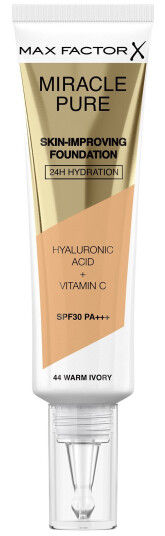 Max Factor Miracle Pure Foundation 30 ml SPF30 - 44 Warm Ivory