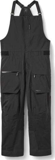 Rab Bigline Bib Black Large Regular Leg