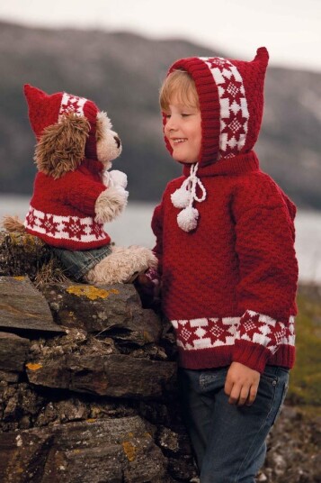 Viking Garn 1107 3 Hettegenser Til Bamse