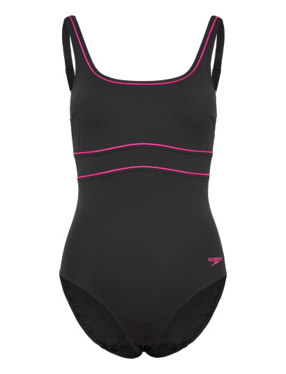 Speedo Solid Contour Eclipse One Piece Black 38