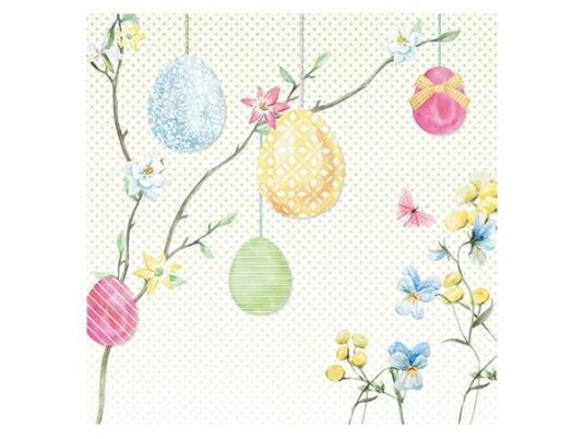 Kaffe serviett Hanging Eggs fra Ambiente Kaffe serviett Hanging Eggs fra Ambiente