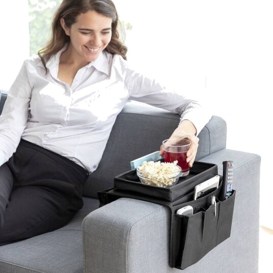 Sofabrett med organisator for fjernkontroll Sofabrett med organisator for fjernkontroll