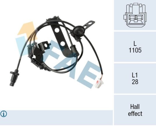 ABS sensor FAE 78571