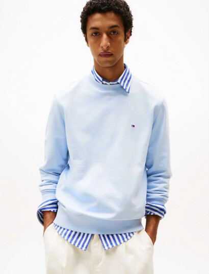 Tommy Hilfiger Essential Terry Crewneck Blue XL Tommy Hilfiger Essential Terry Crewneck Blue XL