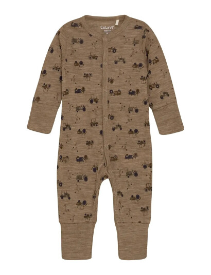 CeLaVi Jumpsuit Aop Brown 90