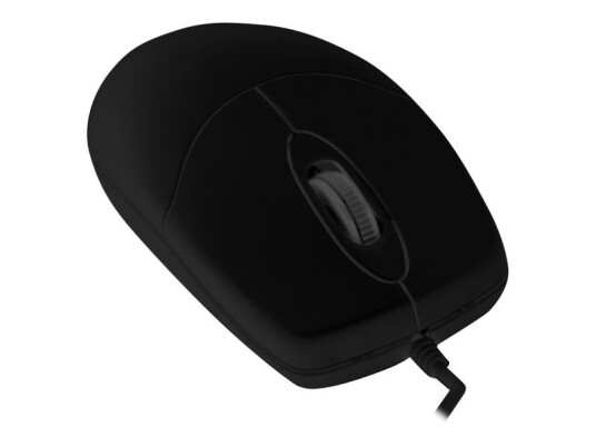 Active Key Ak-Pmj1 Series Cleanmouse - Mus - Ergonomisk - Høyre- Og Venstrehåndet - Optisk - 2 Knapper - Kablet - Usb - Svart Active Key Ak-Pmj1 Series Cleanmouse - Mus - Ergonomisk - Høyre- Og Venstrehåndet - Optisk - 2 Knapper - Kablet - Usb - Svart