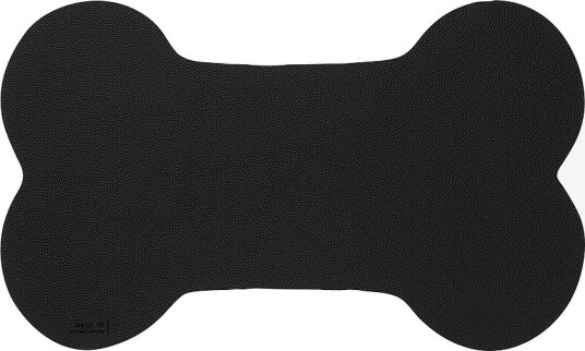 MiLLE W NORDISK DESIGN Glassbrikke hund S Svart
