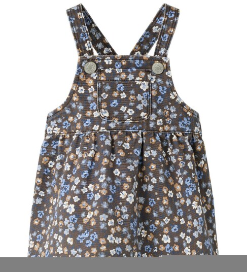 Name It Nbftrine Twi Aop Bibskirt 5507 Td Brown 74