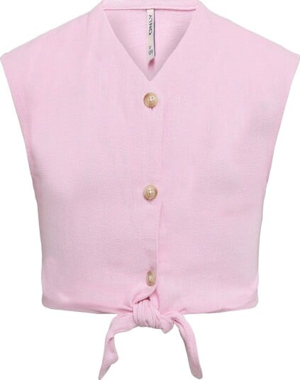 Kids Only Kogsiesta Ss Knot Lin Bl Shirt Pnt PIROUETTE 128