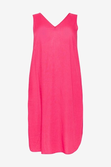KAFFE Curve - Kjole kcMille Sleeveless Dress - Rød
