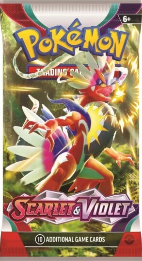 Scarlet & Violet Booster Pakke Pokemon TCG Kortspill fra Outland