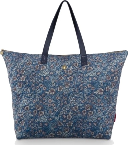 Pip Studio Pip Studio Tilda Totebag L Quilt Blue Pip Studio Pip Studio Tilda Totebag L Quilt Blue