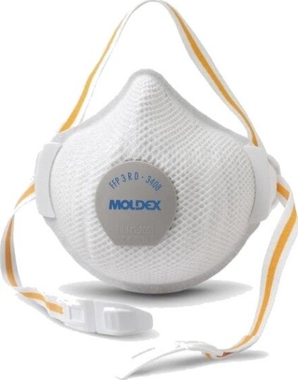 Moldex Halvmaske Air Plus Provalve 340801 Med Ventil, 5-Pakning