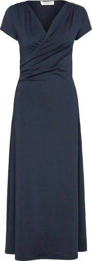 Rosemunde Rwbillie Capsleeve Wrap Long Dress Navy 34 Rosemunde Rwbillie Capsleeve Wrap Long Dress Navy 34