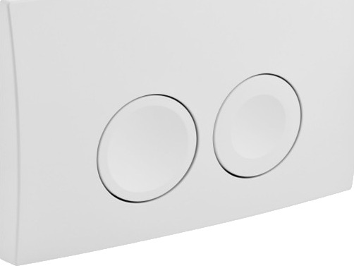 GEBERIT Delta25 Betjeningsplate for Dobbeltskylling - Matt Krom