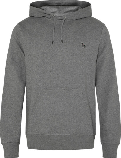 PS Paul Smith Mens Reg Fit Hoody Zebra   Grey   M