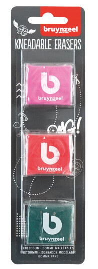 Bruynzeel Knetgummi 3-pakning Bruynzeel Knetgummi 3-pakning