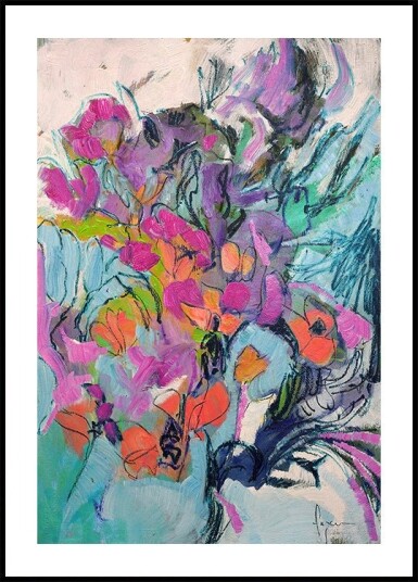 Floral Symphony Plakat / 30x40cm