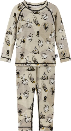 Reima Mummitrollet Trivsam Superundertøy Sandy Beige 110