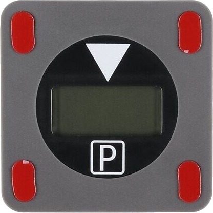 Digital parkeringsskive med automatisk bevegelsessensor