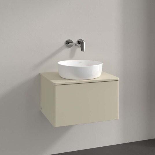 Villeroy & Boch Antao Servantskap med 1 skuff 60x50x36 cm u/lys Grå Matt