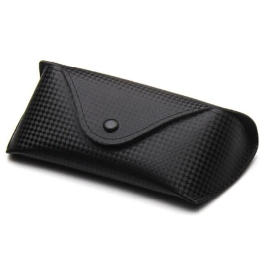Klassisk briller i PU Leather Black