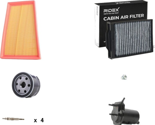 Servicepakke RIDEX 4682P13743