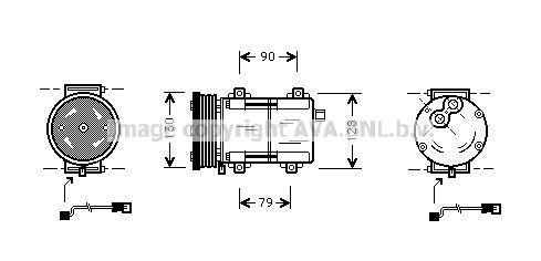 AC kompressor AVA Clever Choice FDAK284