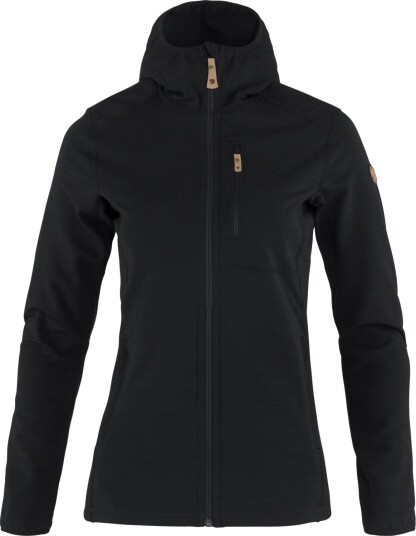 Fjällräven Women"s Keb Fleece Hoodie Black, L