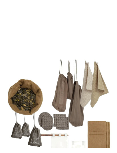 The Organic Company Less Waste Kit White ONE SIZE The Organic Company Less Waste Kit White ONE SIZE