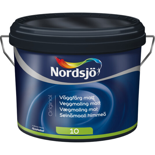 NORDSJØ ORIGINAL VEGG MATT 10 BW 2.5 L NORDSJØ ORIGINAL VEGG MATT 10 BW 2.5 L