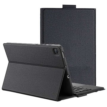 Dux Ducis Samsung Galaxy Tab S6 Lite 2020/2022 Etui med Bluetooth tastatur Svart
