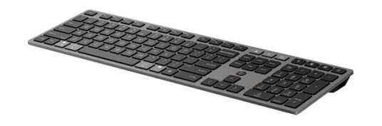 HP 725 Multi-Enhet Trådløst Tastatur - Oppladbart Full Size - Grå