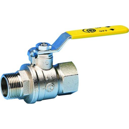 Kuleventil for gass type SA751 1/2" m/nip.