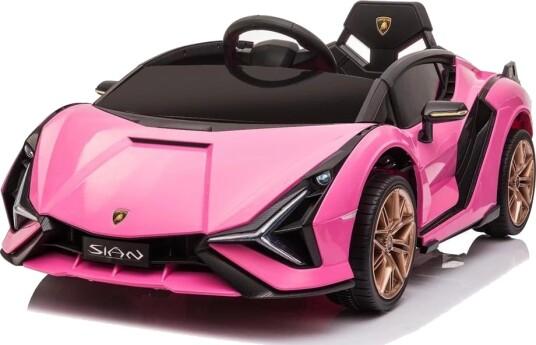 Azeno Electric Car Licensed Lamborghini Sian Pink 6950679