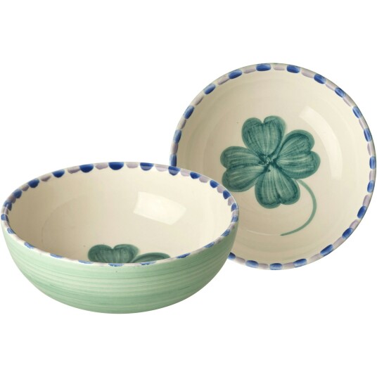 Rice Ceramic Bowl 13,4 cm Good Luck Clover Rice Ceramic Bowl 13,4 cm Good Luck Clover