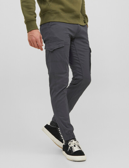 Jack & Jones Jpstpaul Flake Cargo Asphalt Noos - Grey - 31 x 32